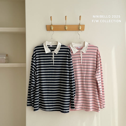 Adult Multi-Stripe Polo Tee