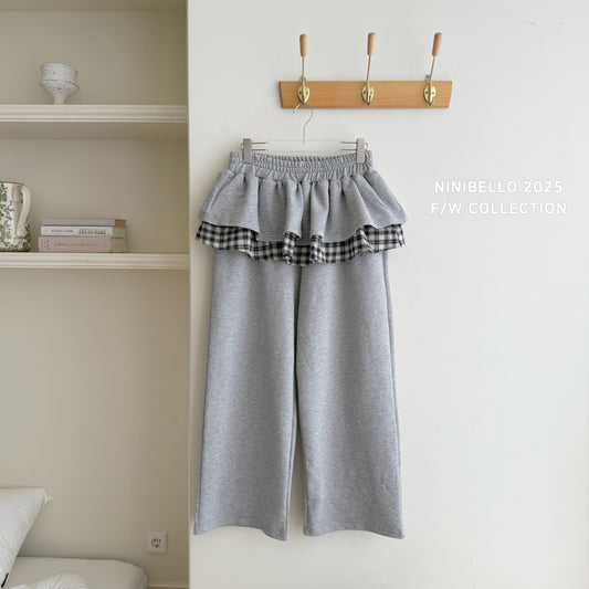 (Adult) Fall Ruffled Skirt Pants