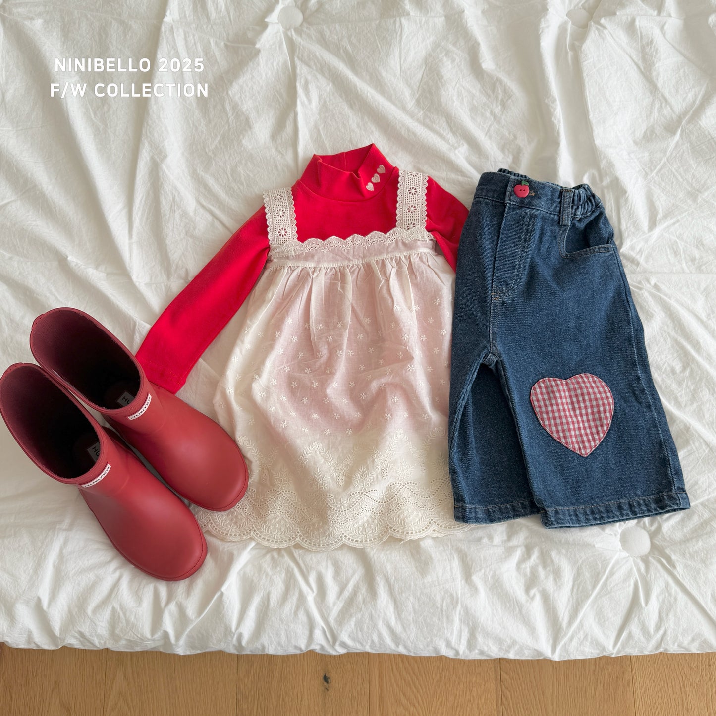 Heart Turtle Neck Top