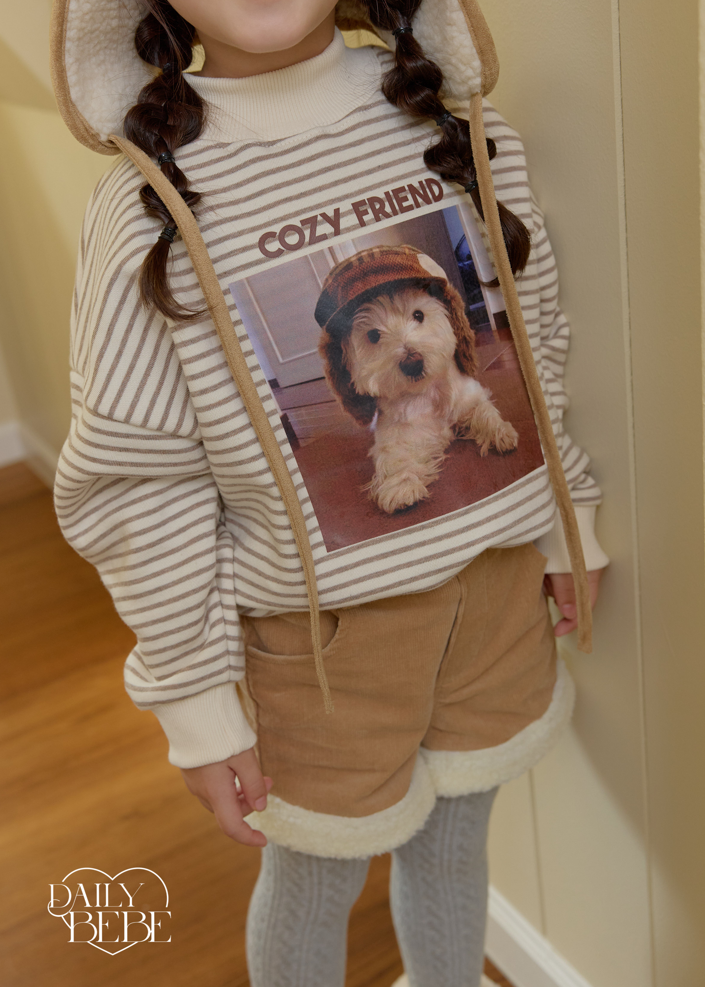Puppy Mockneck Sweatshirt