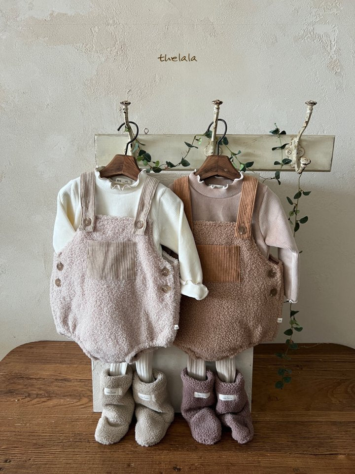 Bichon Overall Baby Bodysuit/ Dress (Sibling Matching Outfit)