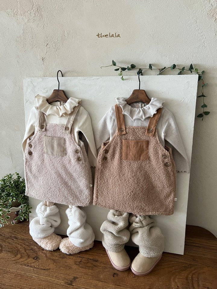 Bichon Overall Baby Bodysuit/ Dress (Sibling Matching Outfit)