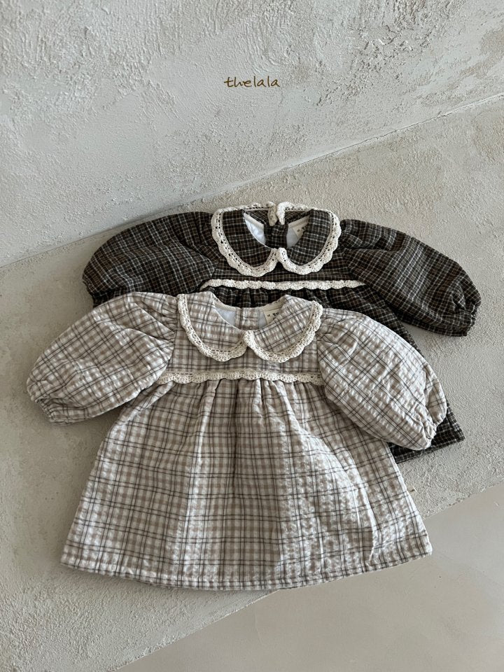 Cozy Quilted Baby Bodysuit/ Dress (Sibling Matching Outfit)