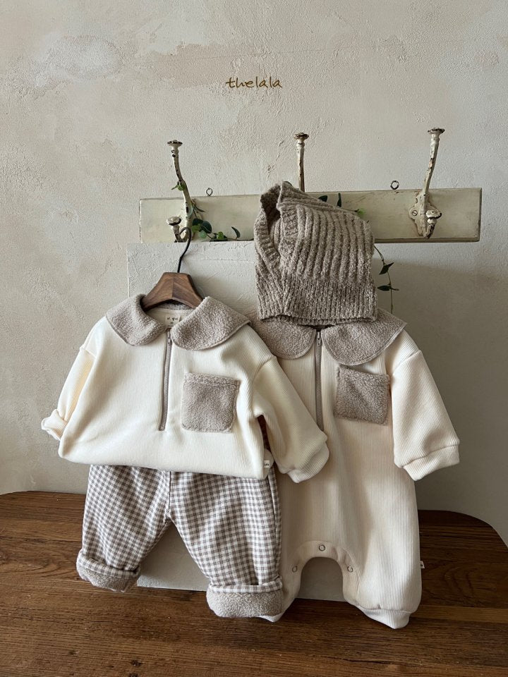 Soft Ribbed Baby Romper/ Sweatshirt (Sibling Matching Outfit)