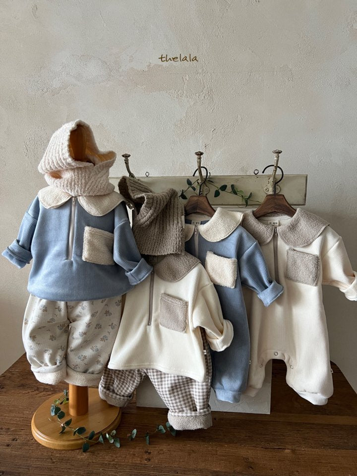 Soft Ribbed Baby Romper/ Sweatshirt (Sibling Matching Outfit)