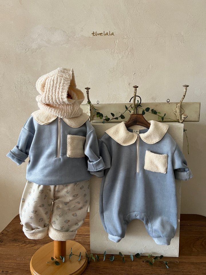 Soft Ribbed Baby Romper/ Sweatshirt (Sibling Matching Outfit)