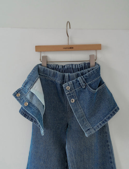 Wrap Heart Denim Jeans